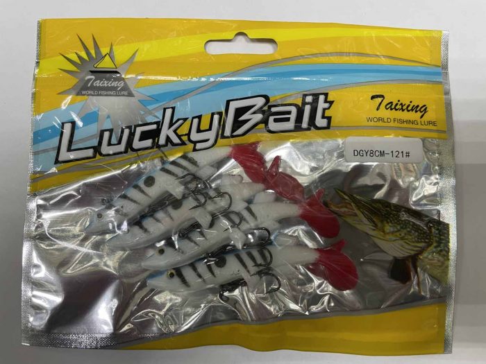 Силиконовая приманка «LUCKY BAIT» оснащённые 8см.Y (Арт. RS14979)