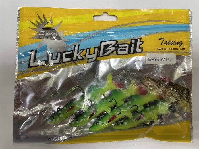 Силиконовая приманка «LUCKY BAIT» оснащённые 8см.Y (Арт. RS14982)