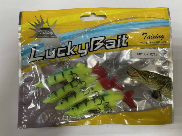 Силиконовая приманка «LUCKY BAIT» оснащённые 8см.Y (Арт. RS14989)