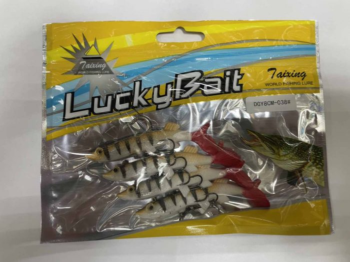 Силиконовая приманка «LUCKY BAIT» оснащённые 8см.Y (Арт. RS14991)