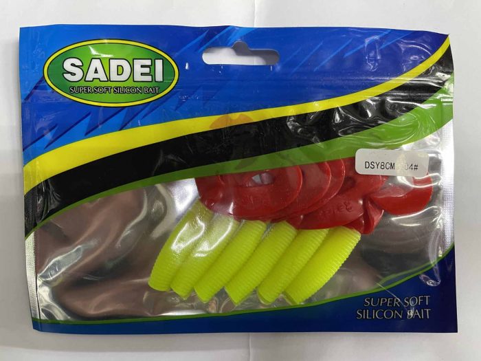 Силиконовая приманка «SADEI» SUPER SOFT SILICON BAIT 8CM.A (Арт. RS14404)