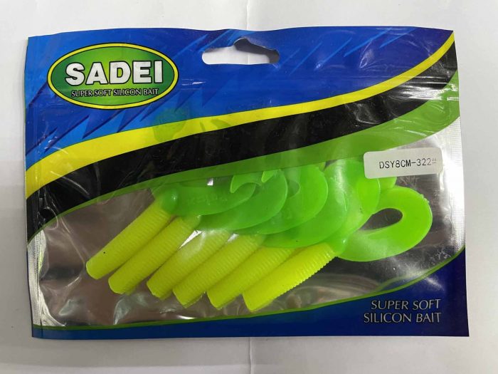 Силиконовая приманка «SADEI» SUPER SOFT SILICON BAIT 8CM.A (Арт. RS14408)