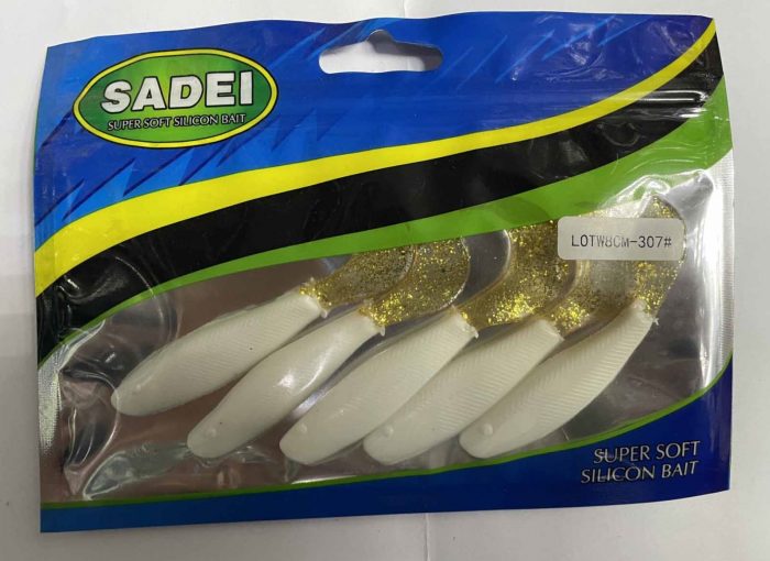 Силиконовая приманка «SADEI» SUPER SOFT SILICON BAIT 8CM.A (Арт. RS14424)