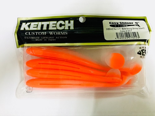 Силиконовые приманки KEITECH CUSTOM WORMS EASY SHINER 5.L (Арт. RS13075)