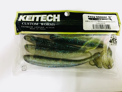 Силиконовые приманки KEITECH CUSTOM WORMS EASY SHINER 5.L (Арт. RS13076)