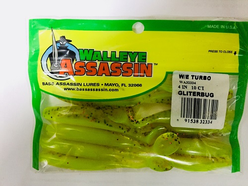 Силиконовые приманки WALLEYE ASSASSIN 10 штук.L (Арт. RS13300)