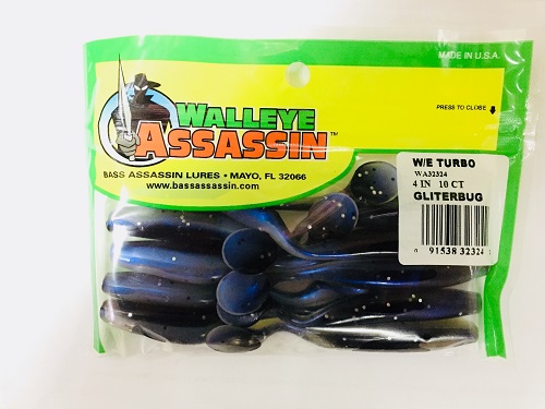 Силиконовые приманки WALLEYE ASSASSIN 10 штук.L (Арт. RS13301)