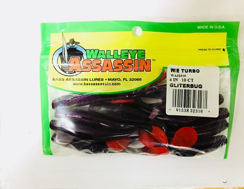 Силиконовые приманки WALLEYE ASSASSIN 10 штук.L (Арт. RS13303)