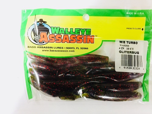 Силиконовые приманки WALLEYE ASSASSIN 10 штук.L (Арт. RS13306)