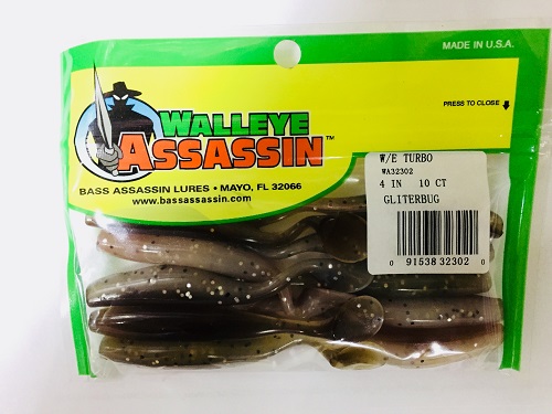 Силиконовые приманки WALLEYE ASSASSIN 10 штук.L (Арт. RS13309)