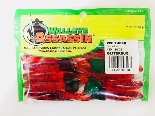 Силиконовые приманки WALLEYE ASSASSIN 10 штук.L (Арт. RS13311)