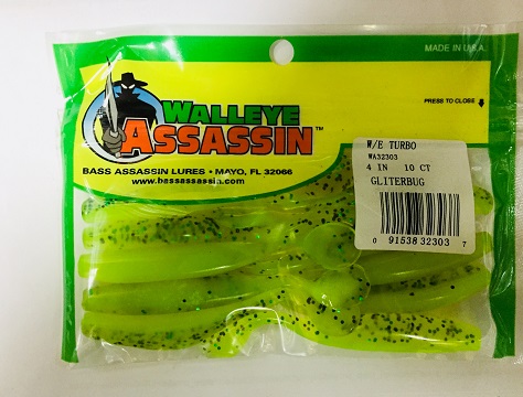 Силиконовые приманки WALLEYE ASSASSIN 10 штук.L (Арт. RS13315)