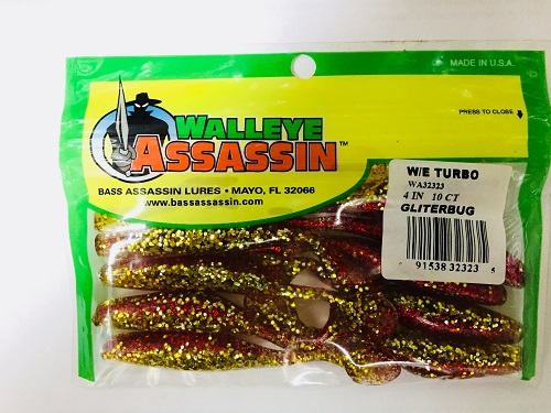 Силиконовые приманки WALLEYE ASSASSIN 10 штук.L (Арт. RS13317)