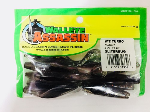 Силиконовые приманки WALLEYE ASSASSIN 10 штук.L (Арт. RS13320)