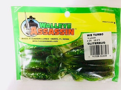 Силиконовые приманки WALLEYE ASSASSIN 10 штук.L (Арт. RS13321)