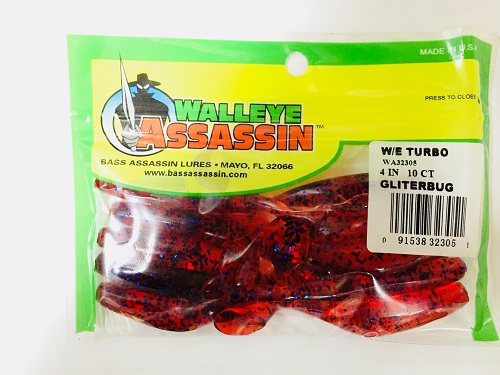 Силиконовые приманки WALLEYE ASSASSIN 10 штук.L (Арт. RS13325)