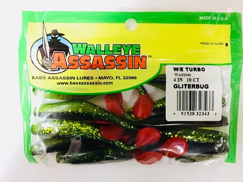 Силиконовые приманки WALLEYE ASSASSIN 10 штук.L (Арт. RS13326)