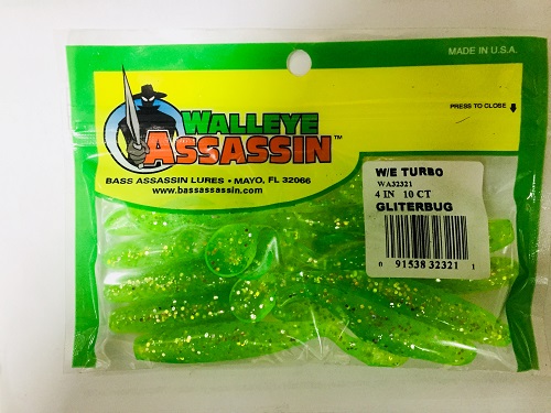 Силиконовые приманки WALLEYE ASSASSIN 10 штук.L (Арт. RS13328)