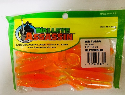 Силиконовые приманки WALLEYE ASSASSIN 10 штук.L (Арт. RS13330)