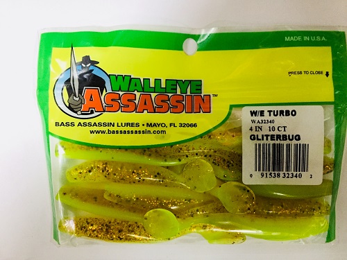 Силиконовые приманки WALLEYE ASSASSIN 10 штук.L (Арт. RS13331)