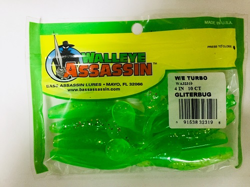 Силиконовые приманки WALLEYE ASSASSIN 10 штук.L (Арт. RS13332)