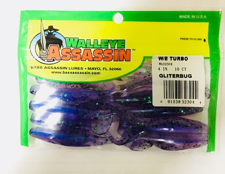 Силиконовые приманки WALLEYE ASSASSIN 10 штук.L (Арт. RS13340)