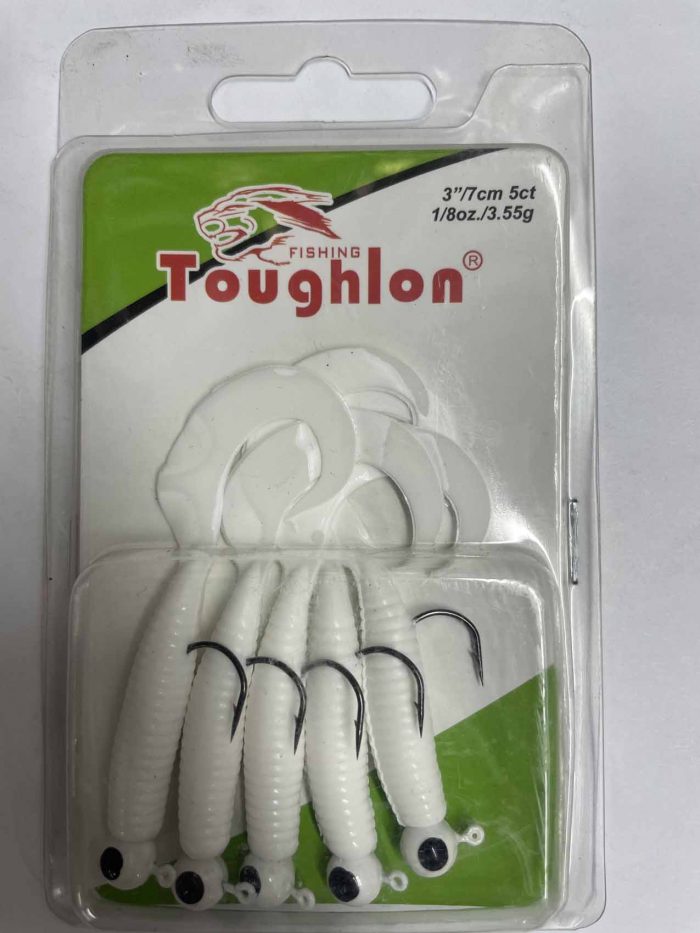 Силиконовые приманки оснащённые Toughlon 7см 3.55гр. ТРИ АКУЛЫ (Арт. RS12870)