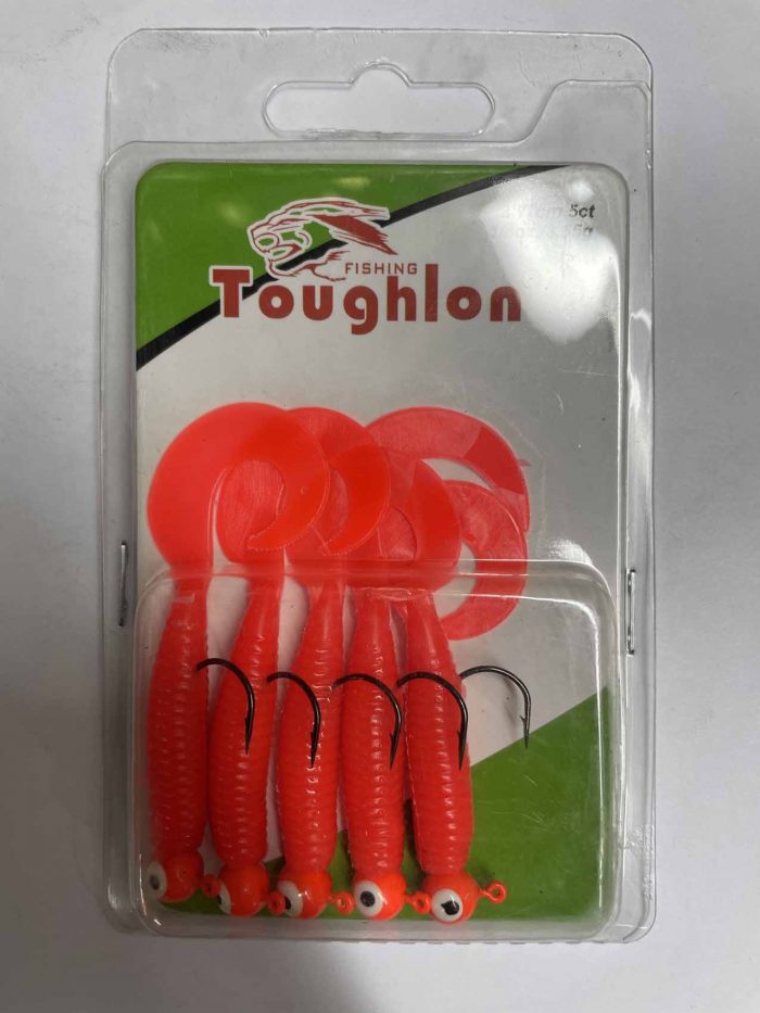 Силиконовые приманки оснащённые Toughlon 7см 3.5гр. ТРИ АКУЛЫ (Арт. RS12872)