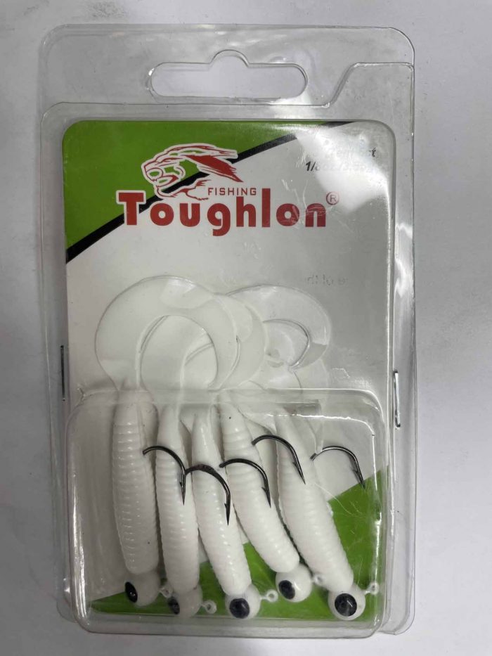 Силиконовые приманки оснащённые Toughlon 7см 3.5гр. ТРИ АКУЛЫ (Арт. RS12879)