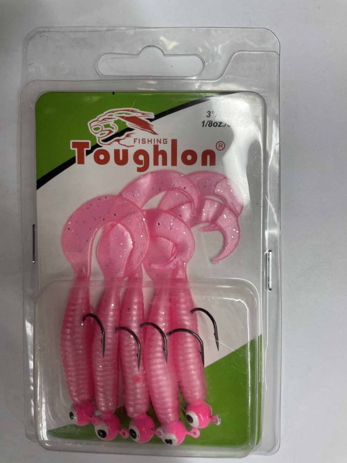 Силиконовые приманки оснащённые Toughlon 7см 3.5гр. ТРИ АКУЛЫ (Арт. RS12882)