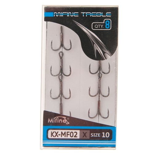 КРЮЧОК MIFINE TREBLE HOOKS (Арт. RS5009)