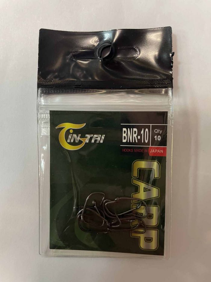 Крючки CARP TEFLON BNR10 Gin tai Hooks made in JAPAN №10 (Минимальный заказ 10 штук) (Арт. RS47063)