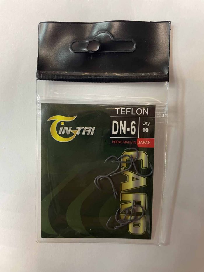 Крючки CARP TEFLON DN6 Gin tai Hooks made in JAPAN №6 (Минимальный заказ 10 штук) (Арт. RS47071)