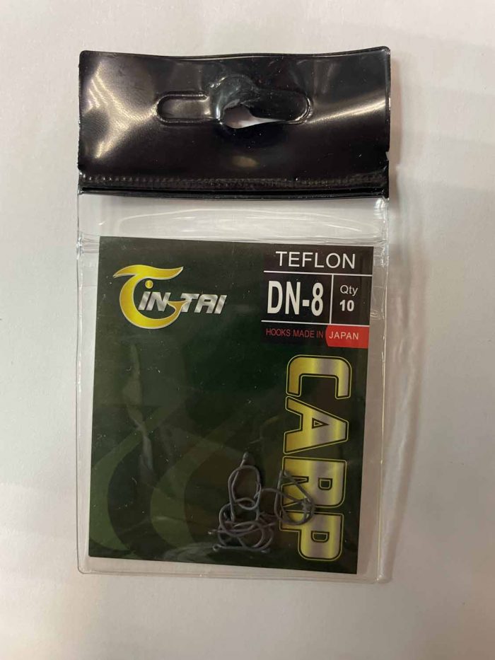 Крючки CARP TEFLON DN8 Gin tai Hooks made in JAPAN №8 (Минимальный заказ 10 штук) (Арт. RS47072)