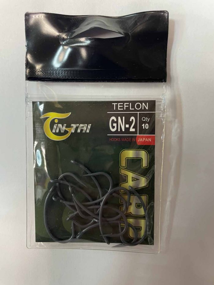 Крючки CARP TEFLON GN2 Gin tai Hooks made in JAPAN №2 (Минимальный заказ 10 штук) (Арт. RS47064)