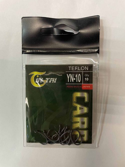 Крючки CARP TEFLON YN10 Gin tai Hooks made in JAPAN №10 (Минимальный заказ 10 штук) (Арт. RS47058)