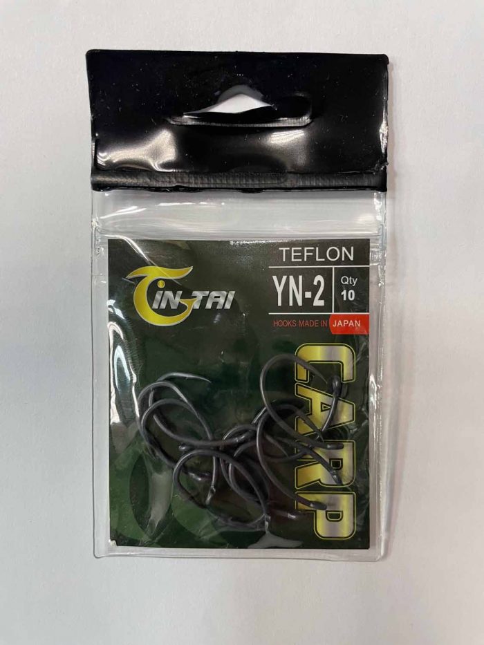 Крючки CARP TEFLON YN2 Gin tai Hooks made in JAPAN №2 (Минимальный заказ 10 штук) (Арт. RS47054)