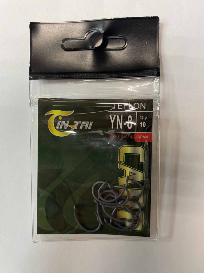 Крючки CARP TEFLON YN8 Gin tai Hooks made in JAPAN №8 (Минимальный заказ 10 штук) (Арт. RS47057)