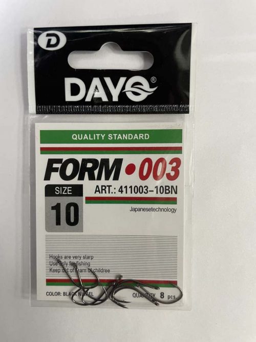 Крючки DAYQ FORM 003 №10 (минимальный заказ 10 штук)