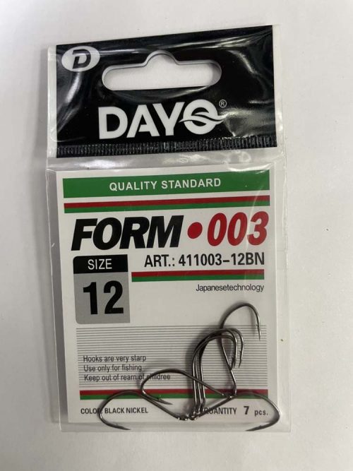 Крючки DAYQ FORM 003 №12 (минимальный заказ 10 штук)
