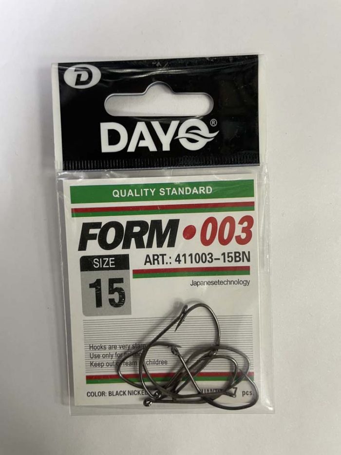Крючки DAYQ FORM 003 №15 (минимальный заказ 10 штук)