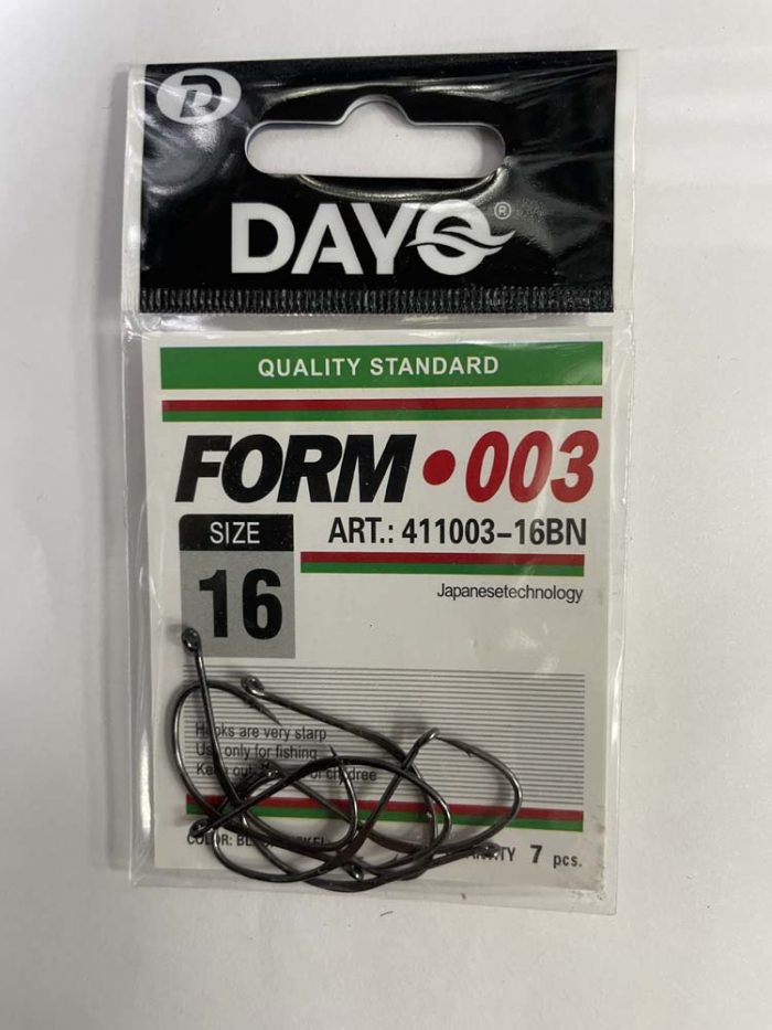 Крючки DAYQ FORM 003 №16 (минимальный заказ 10 штук)