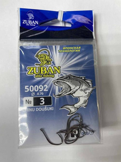 Крючки ZUBAN Elite fishing CHINU DOUSUKI 50092 №3. (минимальный заказ 10шт) (Арт. RS47078)