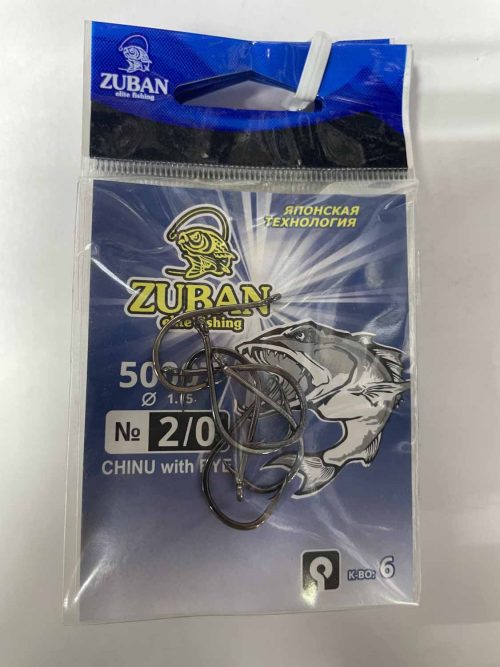 Крючки ZUBAN Elite fishing CHINU with EYE 50007 №2 0. (минимальный заказ 10шт) (Арт. RS47188)