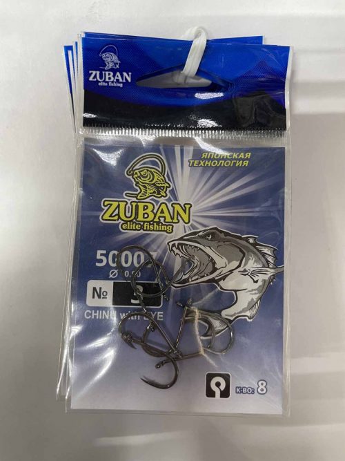 Крючки ZUBAN Elite fishing CHINU with EYE 50007 №3. (минимальный заказ 10шт) (Арт. RS47183)