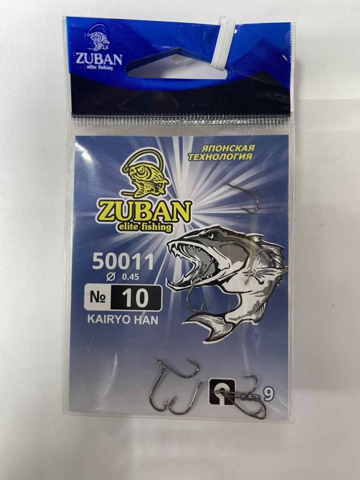 Крючки ZUBAN Elite fishing KAIRYO HAN 50011 №10. (минимальный заказ 10шт) (Арт. RS47136)