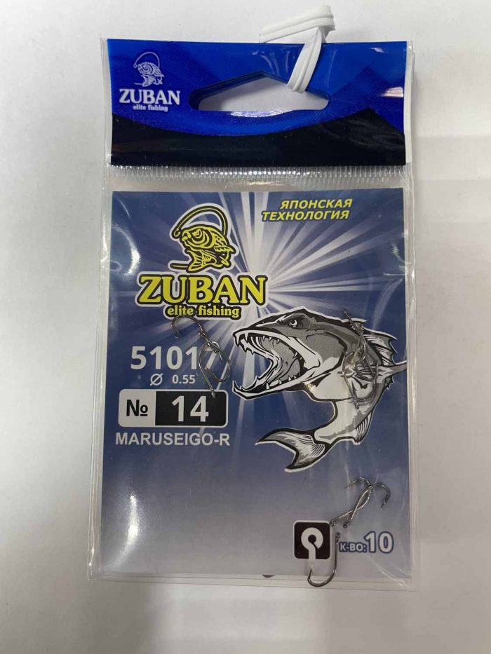 Крючки ZUBAN Elite fishing MARUSEIGO-R 51017 №14. (минимальный заказ 10шт) (Арт. RS47121)