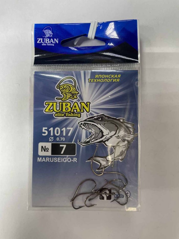 Крючки ZUBAN Elite fishing MARUSEIGO-R 51017 №7. (минимальный заказ 10шт) (Арт. RS47116)