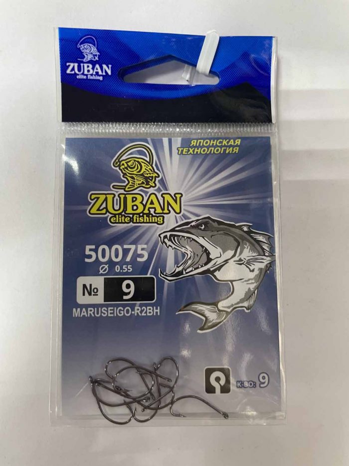 Крючки ZUBAN Elite fishing MARUSEIGO-R2BH 50075 №9. (минимальный заказ 10шт) (Арт. RS47088)