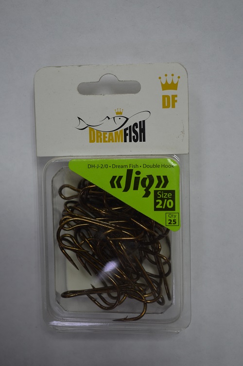 Крючок двойной DREAMFISH 25 штук. (Арт. RS4928)